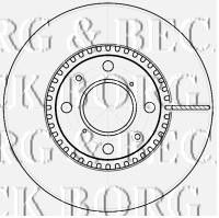 BORG & BECK bbd4537 -  Тормозной диск